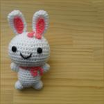 Amigurumi doll - white bunn..