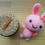 Amigurumi doll - pink bunny