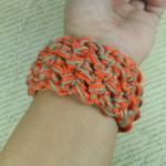 Handmade crochet bracelet -..