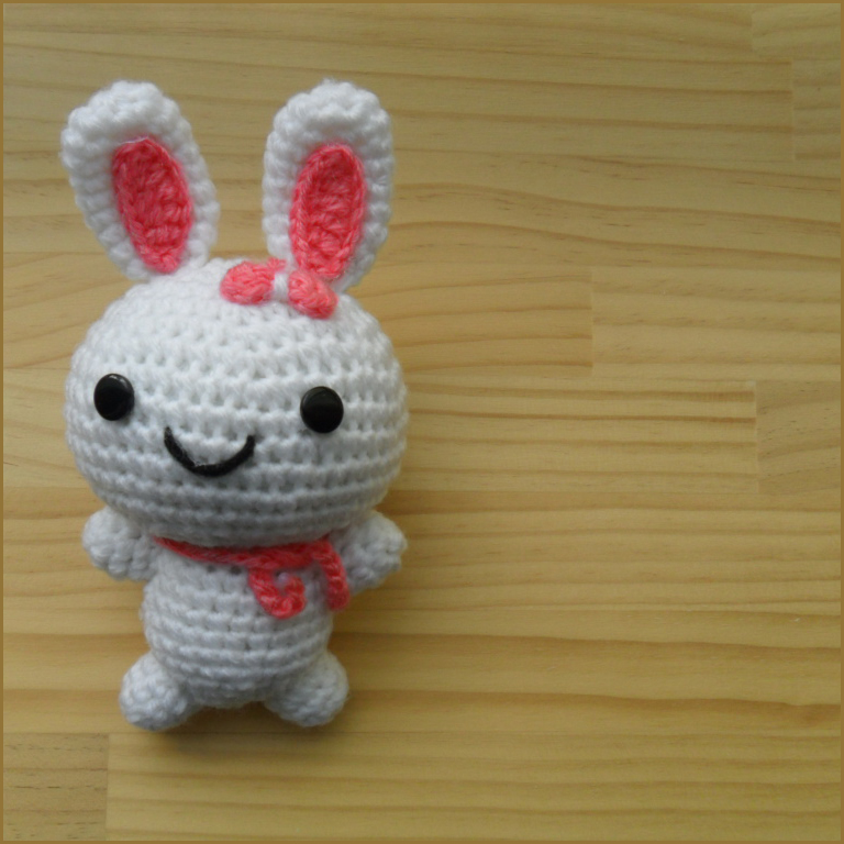 Amigurumi doll - white bunny