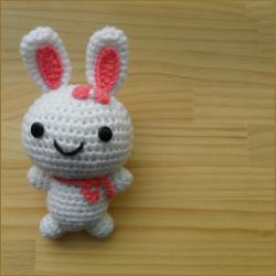 Amigurumi doll - white bunny